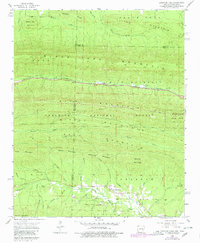 Mountain Fork 1958 topographic map thumbnail