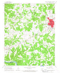 Mountain Home West 1966 topographic map thumbnail
