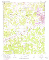 Mountain Home West 1966 topographic map thumbnail