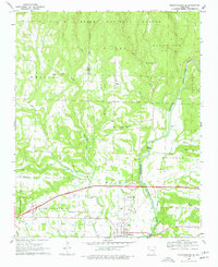 Mountainburg SE 1969 topographic map thumbnail