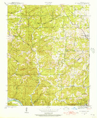 Mt Pleasant 1942 topographic map thumbnail