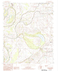 Mud Lake 1984 topographic map thumbnail