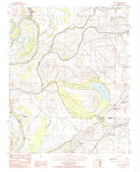 Mud Lake 1984 topographic map thumbnail