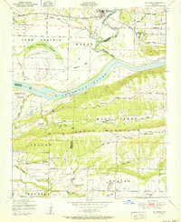 Mulberry 1951 topographic map thumbnail