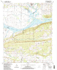 Mulberry 1987 topographic map thumbnail