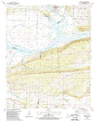 Mulberry 1987 topographic map thumbnail