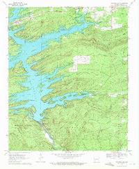 Narrows Dam 1969 topographic map thumbnail
