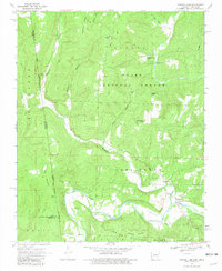 Natural Dam 1969 topographic map thumbnail
