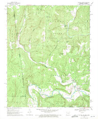 Natural Dam 1969 topographic map thumbnail
