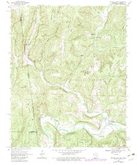 Natural Dam 1969 topographic map thumbnail