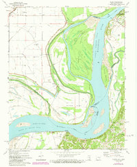 Nodena 1972 topographic map thumbnail