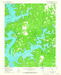 Norfork Dam North 1965 topographic map thumbnail