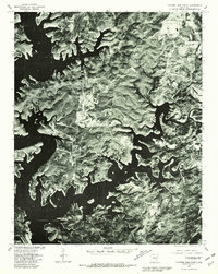Norfork Dam North 1979 topographic map thumbnail