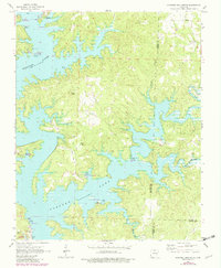 Norfork Dam North 1965 topographic map thumbnail