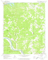 Norfork Dam South 1964 topographic map thumbnail