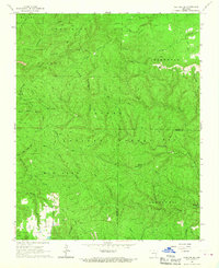 Norfork SE 1966 topographic map thumbnail
