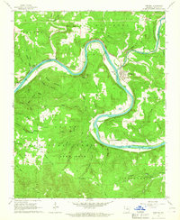 Norfork 1966 topographic map thumbnail