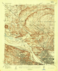 North Little Rock 1935 topographic map thumbnail
