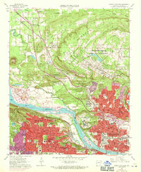 North Little Rock 1961 topographic map thumbnail