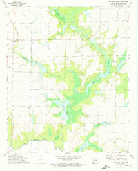 One Horse Store 1972 topographic map thumbnail