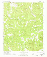 Osage SW 1968 topographic map thumbnail