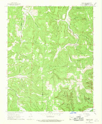 Osage SW 1968 topographic map thumbnail