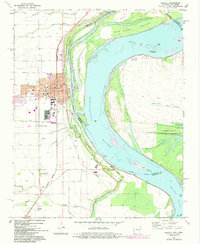 Osceola 1972 topographic map thumbnail