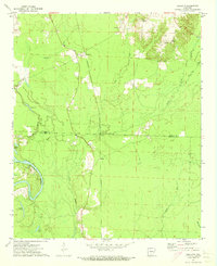 Ouachita 1971 topographic map thumbnail