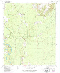 Ouachita 1971 topographic map thumbnail