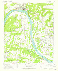 Ozark 1966 topographic map thumbnail
