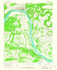 Ozark 1966 topographic map thumbnail