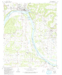 Ozark 1993 topographic map thumbnail