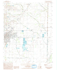 Paragould East 1983 topographic map thumbnail