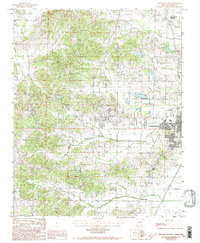 Paragould West 1984 topographic map thumbnail