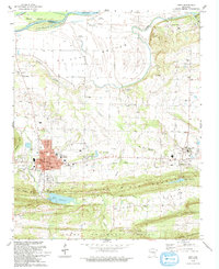 Paris 1993 topographic map thumbnail
