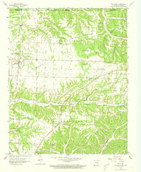 Pea Ridge 1958 topographic map thumbnail