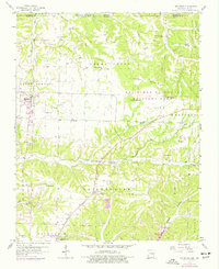 Pea Ridge 1958 topographic map thumbnail