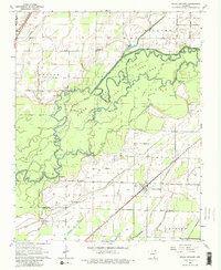 Peach Orchard 1964 topographic map thumbnail