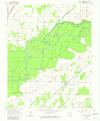 Peach Orchard 1964 topographic map thumbnail
