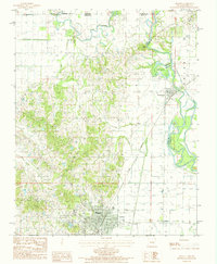 Piggott 1984 topographic map thumbnail