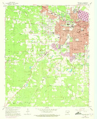 Pine Bluff 1962 topographic map thumbnail