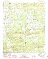 Pine Ridge 1985 topographic map thumbnail