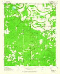 Pinebergen 1964 topographic map thumbnail
