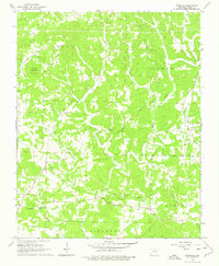 Pineville 1964 topographic map thumbnail