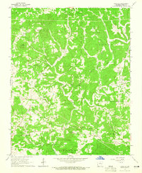 Pineville 1964 topographic map thumbnail