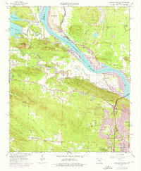 Pinnacle Mountain 1961 topographic map thumbnail