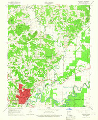 Pocahontas 1966 topographic map thumbnail