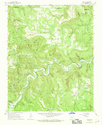 Ponca 1967 topographic map preview