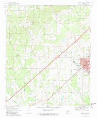 Prescott West 1970 topographic map thumbnail