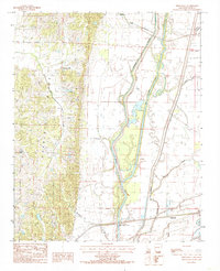 Princedale 1984 topographic map thumbnail